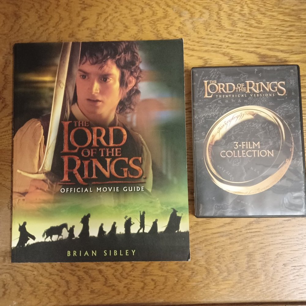 Lord of the RIngs 3-film dvd collection,  Lord of the rings official movie guide